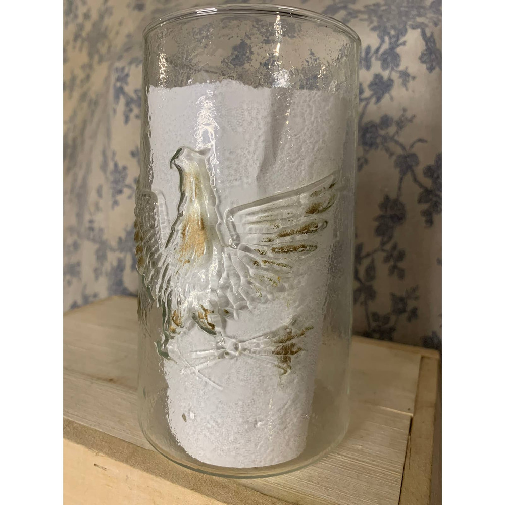 Vintage Patriotic Glass Eagle Carafe